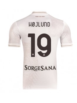 SSC Napoli Rasmus Hojlund #19 Replika Borta Kläder 2025-26 Kortärmad